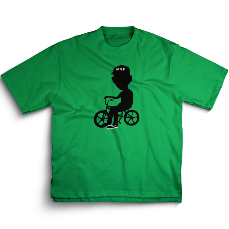 Tyler the Creator Wolf Album Silhouette T-Shirt - Green