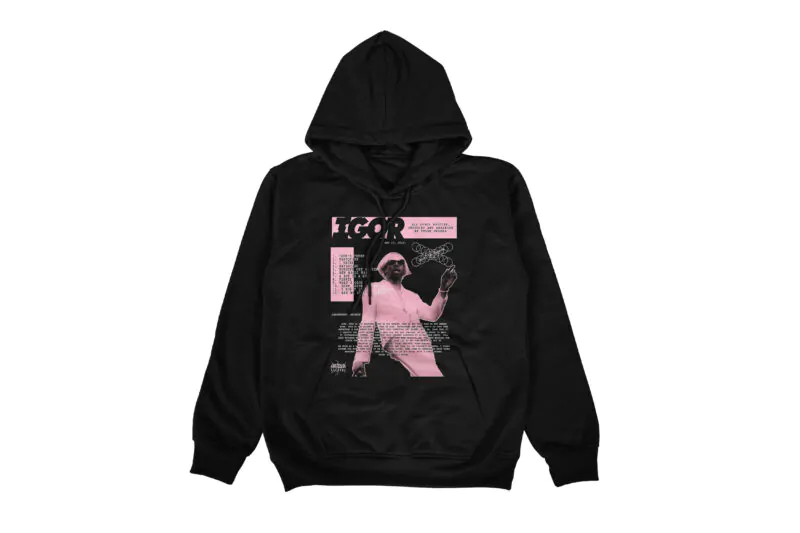 Tyler the Creator IGOR Album Inspired Hoodie - Black Pink
